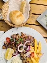 Leber Und Gyros Teller